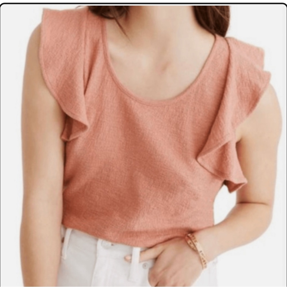 Madewell Ruffle Sleeve Blouse